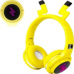 Sunshinee Çocuklar Için Kablosuz Bluetooth Kulaklıklar, Mikrofonlu Sevimli Kulak Üstü Kulaklıklar, Pc, Dizüstü Bilgisayar, Tabletlerle Uyumlu Kablosuz Kulaklık (Yurt Dışından) - Set