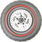 Sunshinee Elektrikli Scooter 8.5 Inç Şişirilebilir Arka Tekerlek Lastiği Alüminyum Alaşımlı Jant Göbeği 110MM Fren Disk Seti Xiaomi M365/1 S (Yurt Dışından)