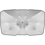 Sunshinee Katlanabilir Araba Güneş Şemsiyesi Iç Cam Güneşlik Kapağı Ön Pencere Uv Koruma Gölge Perde Şemsiye, L (Yurt Dışından) - Set - Gümüş