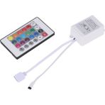 Sunshinee LED Rgb Kontrol Cihazı Kontrolü Ir Fb 24 Tuş Beyaz 12V (Yurt Dışından)