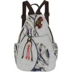 Sunshinee Moda Bayanlar Aplike Tüm Maç Alışveriş Sırt Çantası Çok Fonksiyonlu Aplike Gezgin Fermuar Geri Sırt Çantası (Yurt Dışından) - Renkli