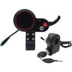 Sunshinee TF-100 Ekran Pano 5pin + Kontak Kilit Anahtarı Scooter Kilometre Kugoo M4 Elektrikli Scooter Parçaları (Yurt Dışından) - set