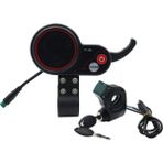 Sunshinee TF-100 Ekran Pano 5pin + Kontak Kilit Anahtarı Uzun Kablo Scooter Kilometre Kugoo M4 Elektrikli Scooter Parçaları (Yurt Dışından) - set
