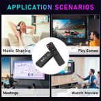 Sunshinee TV98 Tv Stıck 2g + 16G ANDROID12.1 2.4g 5g Wifi Android Akıllı Tv Kutusu 4K 60FPS Set Üstü Kutusu (Abd Tak) (Yurt Dışından) - Siyah