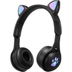 Sunsky B30 Kedi Kulak Siyah Bluetooth Kulaklık