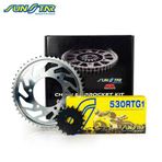 SUNSTAR ZİNCİR DİŞLİ SETİ SUZUKI GSF BANDIT S 650cc ZİNCİR: 530RTG1 Gold-112 ÖN-ARKA DİŞLİ: 15T-47T 2005-2006