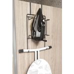 SUNTEL BANYO MUTFAK AKSESUARLARI Kapı Arkası Geçmeli Ütü ve Ütü Masası Rafı | Pratik Ütülük Organizer Stand