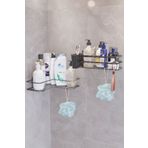 SUNTEL BANYO VE MUTFAK AKSESUARLARI 2'li Paslanmaz Banyo Rafı Seti - Yapışkanlı Banyo Düzenleyici