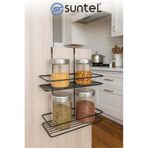 SUNTEL BANYO VE MUTFAK AKSESUARLARI Dolap İçi 2 Katlı Raf - Mutfak&Banyo Düzenleyici