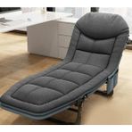Sunup Sn-24922 Taşınabilir Ayarlanabilir 5 Kademe Sünger Kamp Yatak Şezlong Koyu Gri