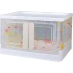 Sunup SN-25883 72L Katlanabilir Plastik Saklama Kutusu Renkli Kapaklı Tekerlekli 40X64X37CM - Adaçayı Yeşili