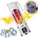 Sunup SN-25963 Taşınabilir Dijital Ekranlı Beyaz Meyve Sıkacağı - Renkli