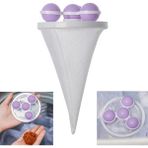 Sunup SN-26621 Çok Fonksiyonlu Çamaşır Makinesi Için Yıkanabilir Toz Tüy Toplayıcı - Mor - tüp toplama