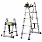 Sunup Sn-29682 3.2+3.2 Metre Teleskopik Merdiven Karavan Tekne Katlanır Alüminyum