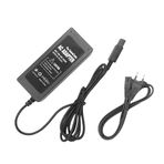 Sunvalley New for Gamecube Power Supply Unit AC Adapter with EU Plug Power Cord, Compatible with for Nintendo Game Cube NGC GC Console, Europe Edition 100-240V DC 12V 3.25A Charger Adaptor Accessories