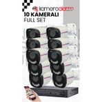 Sunveo 10 Kameralı 5 Mp Sesli Güvenlik Kamerası Gece Renkli Yüz ve Araç Tanımalı Full Hd Kamera Sistemi