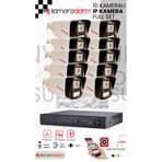 Sunveo 10 Kameralı 5 Mp Sesli Ip Güvenlik Kamerası Gece Renkli Yüz ve Araç Tanımalı Full Hd Kamera Sistemi