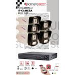 Sunveo 5 Kameralı 5 Mp Sesli Ip Güvenlik Kamerası Gece Renkli Yüz ve Araç Tanımalı Full Hd Kamera Sistemi - 1