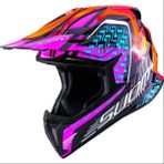 Suomy X-Wıng Motley Kask Kırmızı Mor - XL