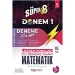 Süper 8 Sınıf Matematik 1 Dönem 8'li Deneme Sınavı - Nitelik Yayınları