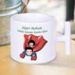 Süper Babam Babalar Günün Kutlu Olsun Baskılı T Kupa Bardak Kahve Çay Seven Babalara Muhteşem Hediyelik T Kupa - Renkli - 300 ml