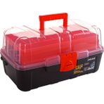 Super Bag 3 Katlı Balıkçı Takım Çantası Kırmızı 16"