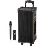 Süper Bass Şarjlı Mikrofonlu Karaoke Sistemi 40 Watt Taşınabilir Parti Box Yüksek Kalite Performans