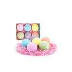 Super Bath Bomb 6'lı Doğal Banyo Topu 6x80 Gr. Orta Boy Banyo Bombası Tüm Esanslar/Nem Terapi Topu