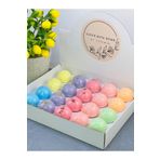 Super Bath Bomb Banyo Topu, Nem Topu, Banyo Bombası Stantlı 20 Adet 80 Gram