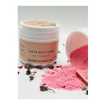 Super Bath Bomb Manikür &amp; Pedikür Tozu, Gül Kokulu 500 ml