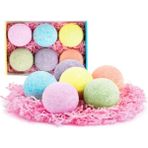 Super Bath Bomb Orta Boy Banyo Bombası, Nem Topu, Banyo Topu 6 x 80 gr