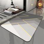 Süper Emici Kaymaz Banyo Paspası 60x90 cm Hızlı Kuruyan Yumuşak Banyo Halısı Küvet Duşu, Mutfak Giriş Yolu için İdeal - Üstün Konfor için Modern Zemin Paspası