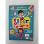 Süper Etkinlikler Eğitici Öğretici Aktivite Kitabı Renkler ve Şekiller (1 Adet)