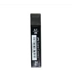Süper Fine Kurşun Kalem Ucu (Min) T. Black 0.7mm 2b 75MM 24 Lü Tüp 5 Adet - Siyah - 0.7 mm