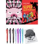 Süper Gazeteciler 1 ve Hayvan Çiftliği 2li Set