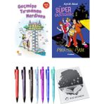 Süper Gazeteciler 2 Parktaki Esrar ve Geçmişe Tırmanan Merdiven 2'li Set - Kalem