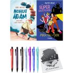 Süper Gazeteciler 2 Parktaki Esrar ve Nohut Adam 2'li Set - Kalem