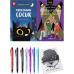 Süper Gazeteciler 3 Likörlü Çikolata ve Mırıldanan Çocuk 2'li Set - Kalem