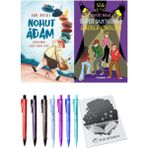 Süper Gazeteciler 3 Likörlü Çikolata ve Nohut Adam 2'li Set - Kalem