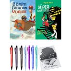 Süper Gazeteciler 4 Belalı Davetiye ve Benim Zürafam Uçabilir 2'li Set - Kalem