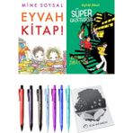 Süper Gazeteciler 4 Belalı Davetiye ve Eyvah Kitap! 2'li Set - Kalem