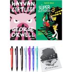 Süper Gazeteciler 4 Belalı Davetiye ve Hayvan Çiftliği 2'li Set - Kalem