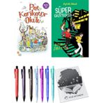 Süper Gazeteciler 4 Belalı Davetiye ve Pat Karikatür Okulu 2li Set