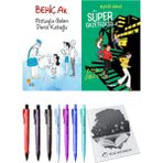 Süper Gazeteciler 4 Belalı Davetiye ve Postayla Gelen Deniz Kabuğu 2li Set