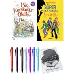 Süper Gazeteciler 5 Son Baskı ve Pat Karikatür Okulu 2'li Set - Kalem