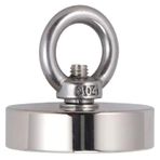 Süper Güçlü Halkalı Büyük Neodyum Pot Mıknatıs 60 Mm Çap Magnet F
