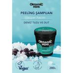 Süper Hacim Deniz Tuzu ve Dut Peeling Şampuan Organik, Kepek Önleyici Saç Dökülmesine Karşı, 280 G