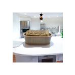 Süper Home Oval Ahşap Ekmeklik