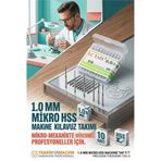 Süper İnce 1 Mm Hss Hassas Makine Kılavuz Ucu Seti - 10 Adet (Saatçi Mikro Mekanik) 723192