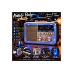 SUPER JVS 301-A Nostaljk Radyo Yeni Tasarımlı Bluetoothlu Usb Sd-Kart Aux Fm Mp3 Çalar Radyo Müzik Kutusu